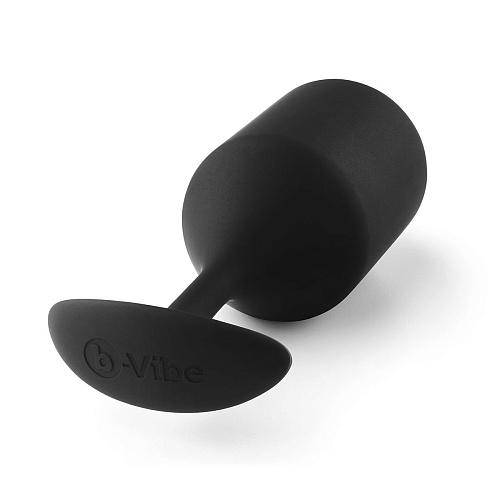 Чёрная пробка для ношения b-Vibe Snug Plug 5 BV-013-BLK (14 см)