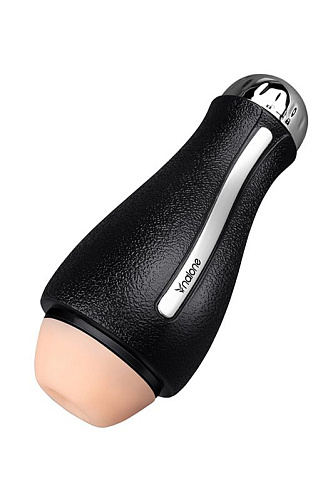 Чёрный мастурбатор-анус в чёрной тубе Nalone Nalone Bling CS-F005