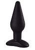 Чёрная анальная пробка Sitabella SB-9001 (9 см)