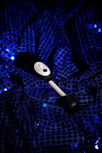 Чёрный вибромассажёр Magic Eyes LaFree DENMA ME-10