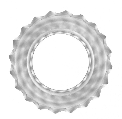 Прозрачное эрекционное кольцо Shots Media BV No.40 Ball Strap SON040TRA