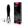 Чёрный вибромассажёр с 12 режимами вибрации Xuanai 8220NA-1 (23 см)