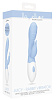 Голубой вибратор со стимулятором клитора Shots Media BV Juicy Rabbit LOV017BLU (19,5 см)