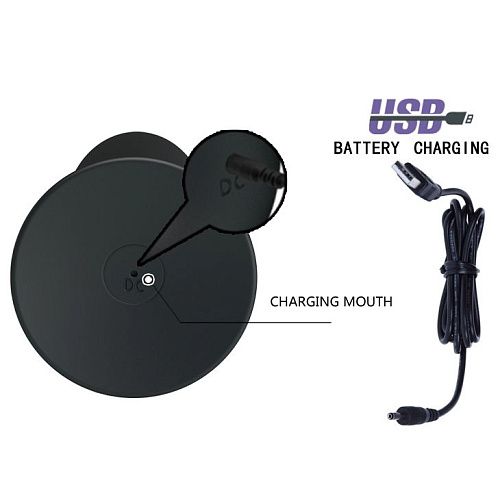 Чёрная анальная пробка с вибрацией Baile Butt Plug Massager BI-040045-0803 (11 см)