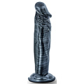 Чёрный фаллоимитатор без мошонки с присоской Blush Novelties Ebony 6 Inch Dildo BL-14625 (15 см)