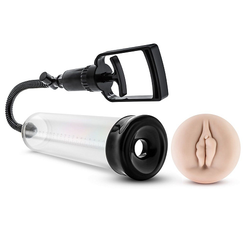 Вакуумная помпа с вибрацией и реалистичным уплотнителем Blush Novelties VX4 BL-04091