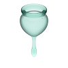 Набор менструальных чаш Satisfyer Feel good Menstrual Cup J1763 (размер S + L)
