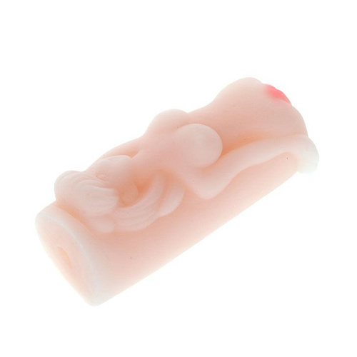 Телесный мастурбатор с изображением девушки Baile BM-009005N