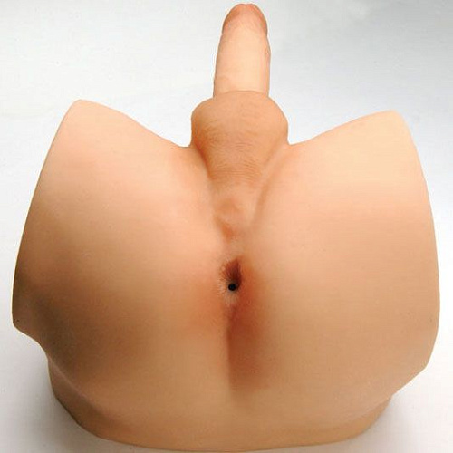 Реалистичный мастурбатор телесного цвета с фалоимитатором с вибрацией Topco Sales Elegance 1074957