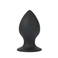 Чёрная анальная втулка Bior toys Sex Expert SEM-55036 (8 см)