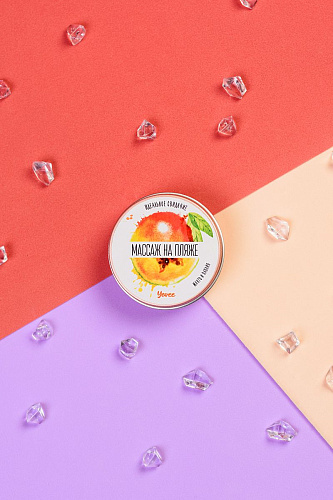 Массажная свеча с ароматом манго и папайи ToyFa «Массаж на пляже» 722002