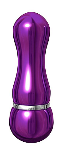 Фиолетовый алюминиевый вибратор Pipedream PURPLE SMALL PD4952-12 (7,5 см)