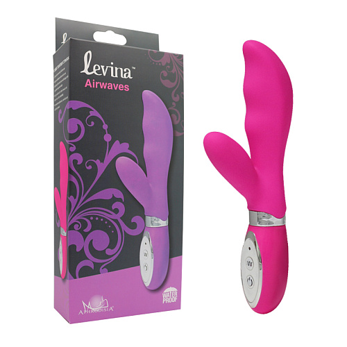 Розовый водонепроницаемый вибратор Howells Levina-Airwaves 87006-pink