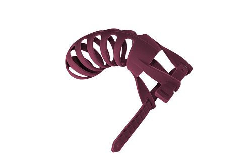 Мужской пояс верности бордового цвета Lola toys Romello 1166-02lola