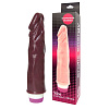 Коричневый вибратор Bior toys Realistic Cock Vibe EE-10048 brown (21 см)