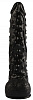 Чёрный реалистичный фаллоимитатор на присоске Сумерки богов 1016-59 BX DD (26,5 см)