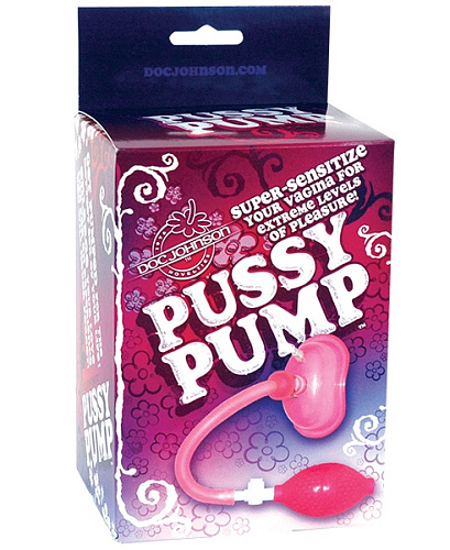 Женская помпа для клитора Doc Johnson PINK PUSSY PUMP 0616-00-BX