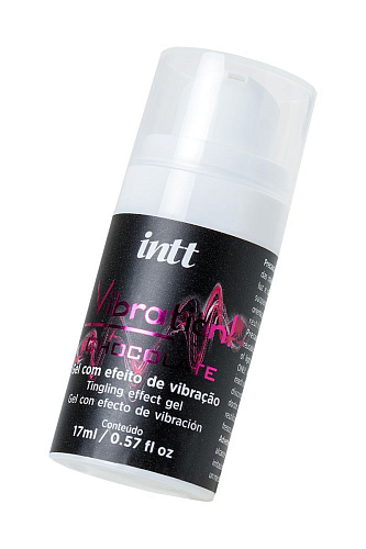 Жидкий массажный гель с шоколадным ароматом и эффектом вибрации INTT VIBRATION Chocolate  FU23