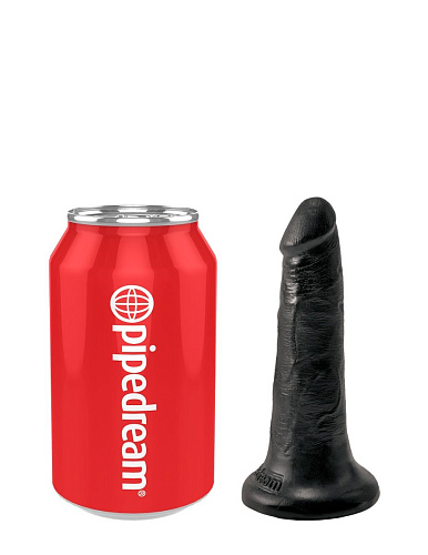 Чёрный анальный фаллоимитатор на присоске Pipedream 5 Cock PD5530-23 (14 см)