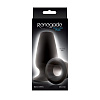 Чёрная анальная пробка с отверстием NS Novelties Renegade Peak A Boo NSN-1107-13 (10,1 см)