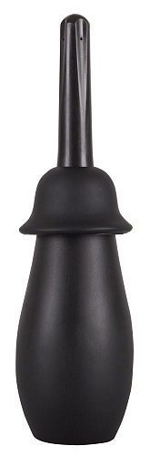 Чёрная груша с 2 сменными насадками для интимного душа Orion Love Shower 05273350000