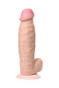 Телесный реалистичный фаллоимитатор для фистинга на присоске ToyFa 822009 (34 см)
