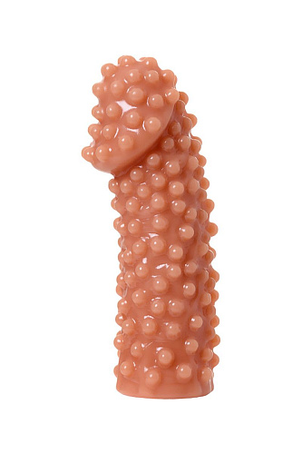 Телесная насадка на фаллос с бугорками KOKOS Extreme Sleeve 010 M-size ES.010-M (14 см)