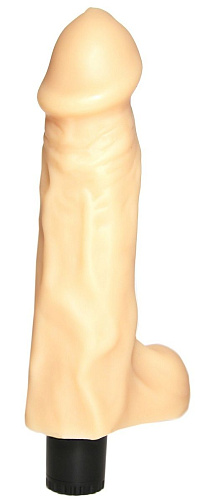 Вибратор-реалистик с мошонкой телесного цвета Сумерки богов №26 102-26 BX SB (21 см)