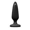 Чёрная конусовидная анальная пробка NS Novelties Plug № 5 NSN-0935-03 (10,1 см)