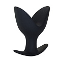 Экстра большой силиконовый анальный эспандер чёрного цвета Lola toys Extra Large Petals Anal Extender 4219-03Lola (14 см)