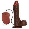 Вибратор шоколадного цвета Toyz4lovers REALISTIC VIBRATOR REAL RAPTURE BROWN T4L-00903022