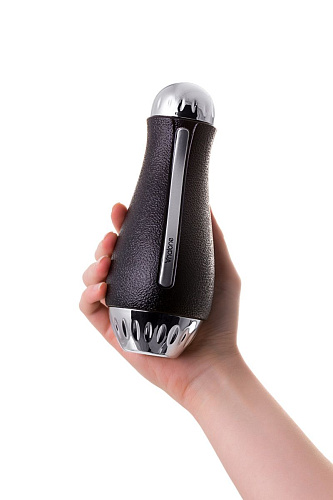 Чёрный мастурбатор-анус в чёрной тубе Nalone Nalone Bling CS-F005