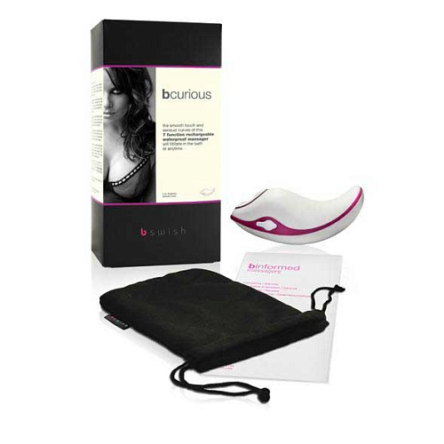 Роскошный белоснежный массажёр B Swish bCurious BS BSBCU0200