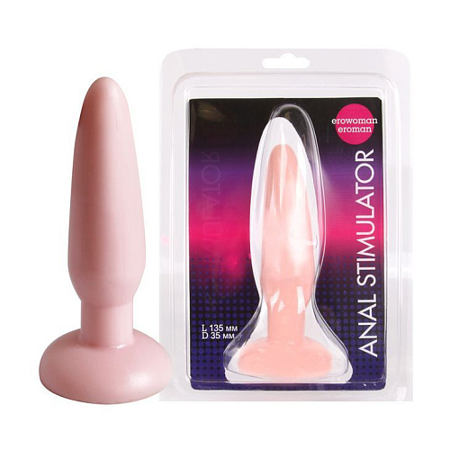 Анальная втулка телесного цвета Bior toys EE-10066 (13,5 см)
