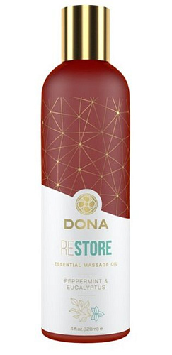 Массажное масло с ароматом перечной мяты и эвкалипта System JO JO40454 (120 мл)