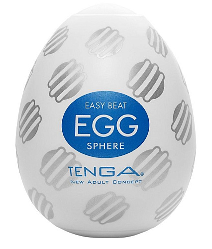 Мастурбатор-яйцо белого цвета Tenga Sphere EGG-017