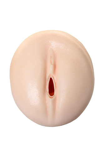 Двусторонний мастурбатор вагина и ротик телесного цвета Enjoy toys F F ET-04