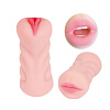 Телесный двусторонний мастурбатор вагина и ротик Bior toys SEXY FRIEND SF-70249