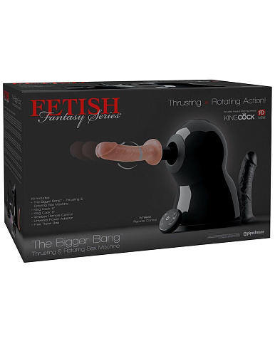 Секс-машина с функциями ротации и фрикций Pipedream The Bigger Bang Thrusting Rotating Sex Machine PD3766-00