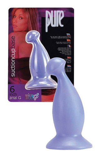 Фиолетовая анальная пробка для стимуляции точки G или простаты Seven Creations 06-233-E19 BCD GP (15 см)