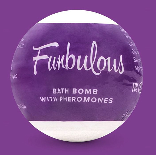 Бомбочка для ванны с феромонами Obsessive Bath bomb with pheromones Fun