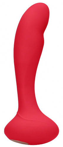 Красный вибростимулятор точки G Shots Media BV Finesse ELE012RED (17,5 см)