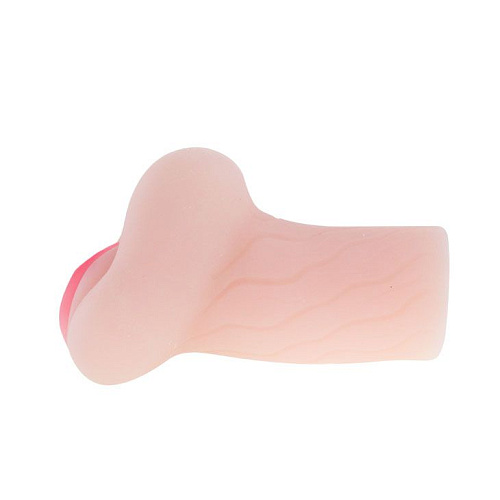 Мастурбатор телесного цвета без вибрации — вагина и анус Baile BM-009135