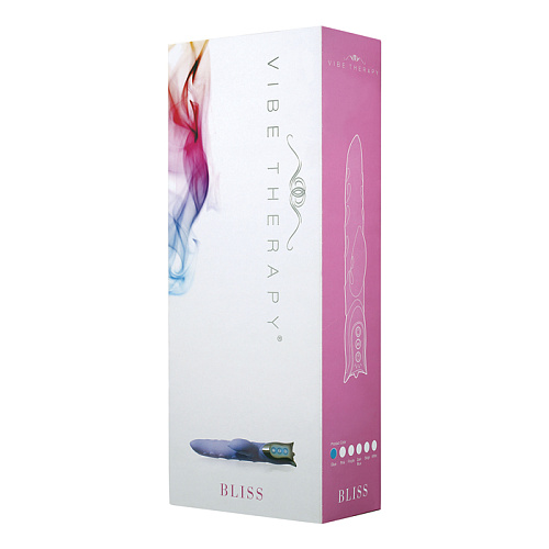 Фиолетовый ротатор с клиторальным стимулятром Vibe Therapy VIBE THERAPY BLISS C01B4S006-B4 (26,5 см)