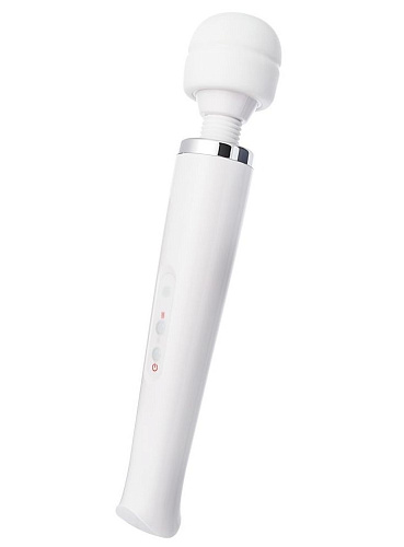 Белый вибромассажёр ToyFa L’EROINA Super Massager 561009