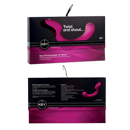 Розовый вибромассажёр точки G Jopen SKYE JO-8075-00-3