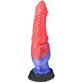 Красно-синий фаллоимитатор Erasexa «Гиппогриф» large zoo117