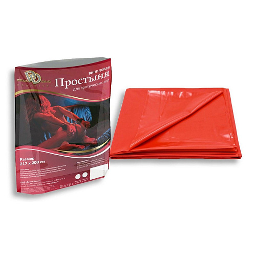 Красная виниловая простынь Сумерки богов 731-03 BX DD (217 × 200 см)