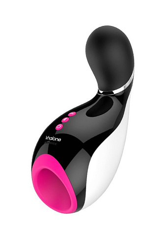 Хай-тек мастурбатор чёрно-белого цвета Nalone Nalone Oxxy VS-VR30