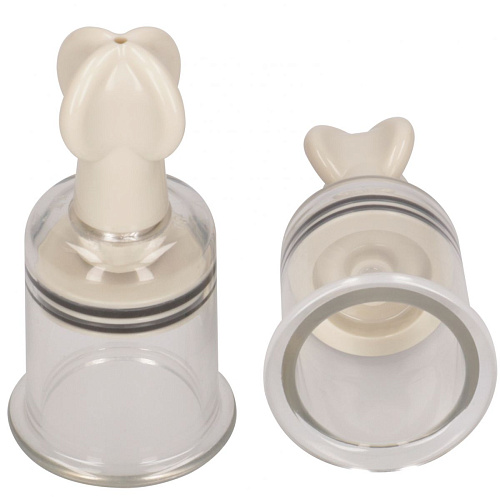 Прозачная помпы для сосков Shots Media BV Suction Cup Medium OU280TRA